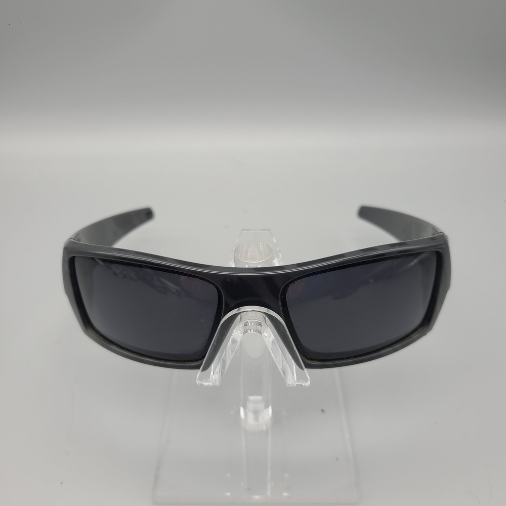 Oakley Gascan Sunglasses Matte Camo Black Frame Grey Lens Rectangular Wrap